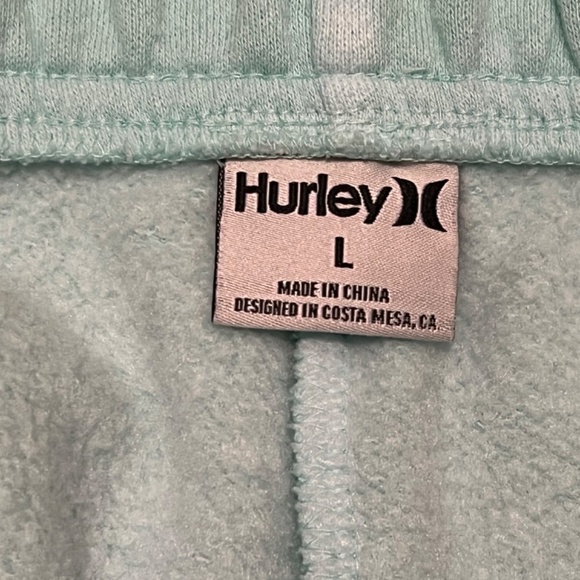 Hurley Tie Dye Ombré Teal Joggers Size L - Picture 10 of 10